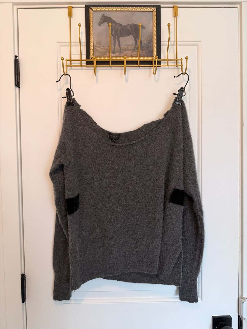 J.Crew 100% Cashmere Grey Sweater